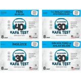 Kafadengi 2024 8. Sinif Lgs Fen + Ingilizce + Inkilap + Din Kafa Test Seti 4 Kitap