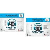 Kafadengi 2024 8. Sınıf Lgs Matematik + Din Kültürü Kafa Test Seti 2 Kitap
