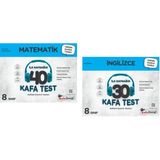 Kafadengi 2024 8. Sınıf Lgs Matematik + İngilizce Kafa Test Seti 2 Kitap