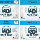 Kafadengi 2024 8. Sinif Lgs Matematik + Turkce + Fen + Ingilizce Kafa Test Seti 4 Kitap