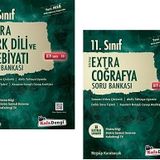 Kafadengi 2025 11. Sınıf Edebiyat + Coğrafya Extra Soru Bankası Seti 2 Kitap