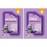 Kafadengi 2025 8. Sınıf Matematik + Türkçe Etkinlikli Ders Föyleri Seti 2 Kitap