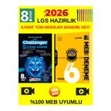 Kafadengi Challenger 8.Sınıf 5 Li Genel Deneme+Hız Lgs 8.Sınıf 6Lı Genel Deneme Seti+Kalem