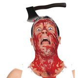 Kafaya Saplanmış Halloween Kanlı Balta Şaka Tacı (4604)