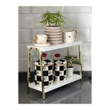 Kafe ss Sweet Smile Mutfak Raf Gold Beyaz Tezgah Üstü Raf Kahve Köşesi Raf Banyo Raf Baharatlık
