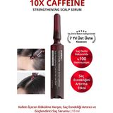 Kafein Içeren Dökülme Karşıtı, Güçlendirici Saç Serumu Kundal 10X Caffeine Strengthening Scalp Serum - Şeffaf