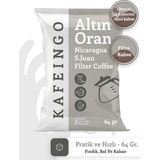 Kafeingo Altın Oran Nicaragua San Juan Filtre Kahve 64 gr –Tek Demleme Kahve, Dengeli Asidite, Fındık,Bal & Kakao Aroma %100 Arabica