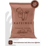 Kafeingo Türk Kahvesi 100 gr – Geleneksel Öğütüm, Yoğun Aroma, Köpüklü İçim, Taze Öğütülmüş %100 Arabica - 1 Adet