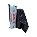 Kafem 10'lu 80x110 cm J400 Siyah Jumbo Boy Çöp Poşeti (5 adet)