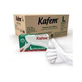 Kafem Beyaz Lateks Eldiven Pudrasız (L) 100 Lü X 20 Paket (Koli)