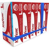 Kafem Beyaz Vinil Eldiveni Pudrasız (L) 100 Adet x 5 Paket - Bayaz