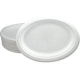 Kafem– Ekolojik Oval Karton Tabak– 26CM-25 Adet