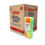 Kafem Fosforlu Pipet 225 li x 50 Paket (Koli)