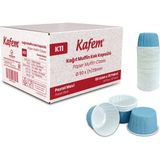 Kafem Mat Mavi Muffin Kek Kapsülü 50'li x 30 Paket (Koli)
