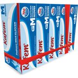 Kafem Mavi Nitril Eldiven Pudrasız M 100'lü x 5 Paket
