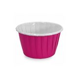 KAFEM Muffin/ Cupcake Kalıbı/ Kek Kabı Kapsülü,Fırına Girebilen, Airfryer Uyumlu, Koyu pembe 50'li