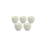 Kafem Muffin Kek Kapsülü Beyaz Küçük Boy No:1 100LÜ x 5 Paket - K41