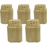 Kafem Muffin Kek Kapsülü Kare Kraft Desenli 50'li x 5 Paket