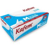 Kafem Pudralı Latex Eldiven M 100'LÜ