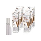 Kafem Sargılı Beyaz Kağıt Pipet 19,5cm 25li X 10 Paket