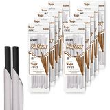 Kafem Sargılı Siyah Kağıt Pipet 19,5cm 25li X 10 Paket