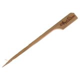 Kafem Yassı Bambu Sunum Kürdanı 9 cm 50 Adet - Kahverengi
