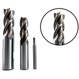 Kafenn DIN844 Hss Parmak Freze Bıçak 4 Ağızlı 19 mm