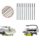 Kafenn Ryobi RSW1240G Uyumlu Tezgah Dekupaj Kıl Testere Bıçak Seti 10 Parça