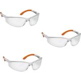 Kafenn Safety UV90 Laboratuvar Kimyasal Göz Koruyucu Gözlük 3 Parça