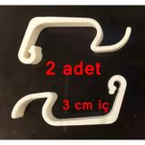 Kafes Mandalı 2 Adet 3,5 Cmx1 Cm - Kuş Hamster Ginepik Taşıma Kafesi Mandalı 2'Li