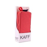 Kaff 01105 Yeni Sezon Krinkıl Kumaş Yıkanabilir Çift Bölmeli Gözlü Kalemlik Kalem Kutusu - Mercan