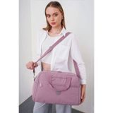 Kaff Bhpc Lila Geniş Hacimli Unisex El & Omuz Seyahat ve Spor Çantası - Lila Bhpc 6011