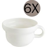 Kaff Cappuccino Fincanı 250 cc 6'lı Set, Şık ve Dayanıklı Tasarım - Seçenek 1