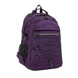 KAFF Young 51537 Unisex Çok Cepli Laptop Bölmeli Suya Dayanıklı Sırt Çantası (Mor)