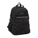 KAFF Young 51537 Unisex Çok Cepli Laptop Bölmeli Suya Dayanıklı Sırt Çantası (Siyah)