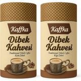 Kaffka Dibek Kahvesi 2’li Set – 2 x 200 gr Geleneksel Yumuşak Içimli Türk Kahvesi - 400 gr