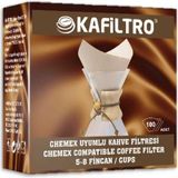 Kafiltro Chemex 5-8 Fincan Uyumlu Filtre Kahve Kağıdı 100'LÜ - 1 Adet - Kağıt ve Metal Filtre