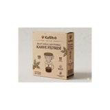 Kafiltro Hario V60 Uyumlu Kraft Kahve Filtresi Kağıdı 100 Adet