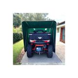 Kafkas ATV Motosiklet garajı (jumbo beden) 175x175x350 su geçirmez yere sabitleme ve kilitleme
