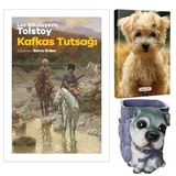 Kafkas Tutsağı - Tolstoy ve Dekoratif Köpek Kalemlik - Neşeli Yüz Planlama Defteri