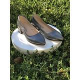 Kafkaslar 3 cm Kalın Kısa Topuklu Stiletto Bayan Ayakkabı - Platinum Silver