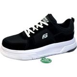 KAFKASLAR AYAKKABI Kafkaslar Ortopedik Günlük Hafif Düz Taban Sneakers Spor Ayakkabı - Siyah - Beyaz
