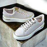 KAFKASLAR AYAKKABI Kışlık Yumuşak Ortopedik Sneaker Model Bayan Spor Ayakkabı - 002-Bej