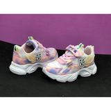 KAFKASLAR AYAKKABI Kız Çocuk Kelebek Desenli Renkli Ortopedik Sneakers Spor Ayakkabı - Pembe - Renkli
