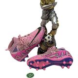 KAFKASLAR AYAKKABI Yeni Air Model Çoraplı Çocuk Bay Bayan Kullanım Futbol Krampon - Pembe - Siyah - Mor