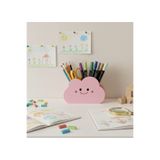 Kafs Store Dekoratif Bulut Kalemlik | 15 cm | Masa & Çalışma Masası Organizer-Pembe