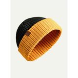 Kaft BNE-1719-U-004-09-M KAFT BERE Sarı - Siyah Fitilli Desenli Unisex Bere