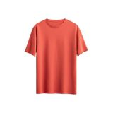 KAFT Unisex Oversize Relax Fit Basic T-Shirt Coral, XS