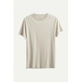 KAFT Unisex Regular Fit Basic T-Shirt Bone, L