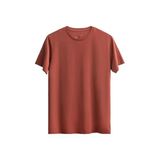 KAFT Unisex Regular Fit Basic T-Shirt Brick, XS